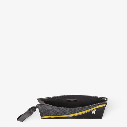 Pochette Fendi Diagonal Pochette en tissu gris