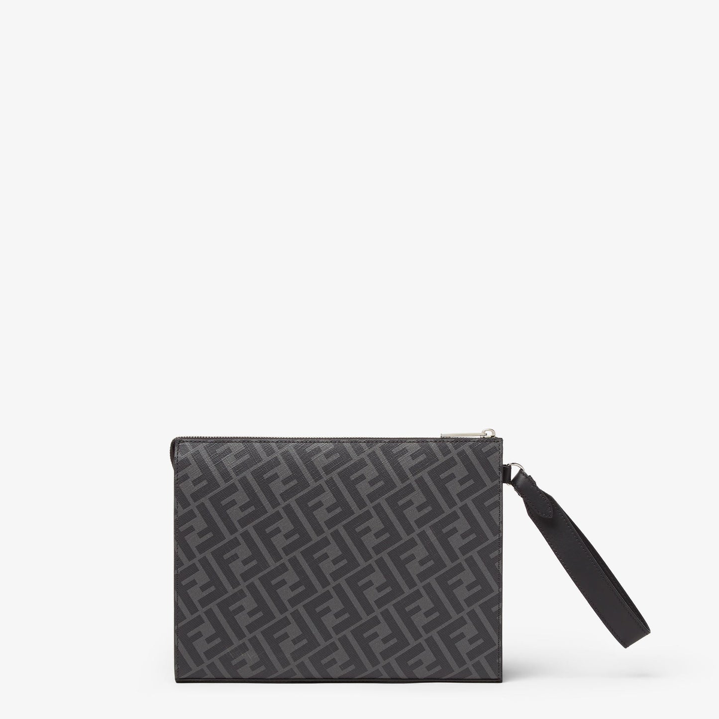 Pochette Fendi Diagonal Pochette en tissu gris