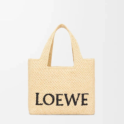 LOEWE - Font Tote Petit en raphia