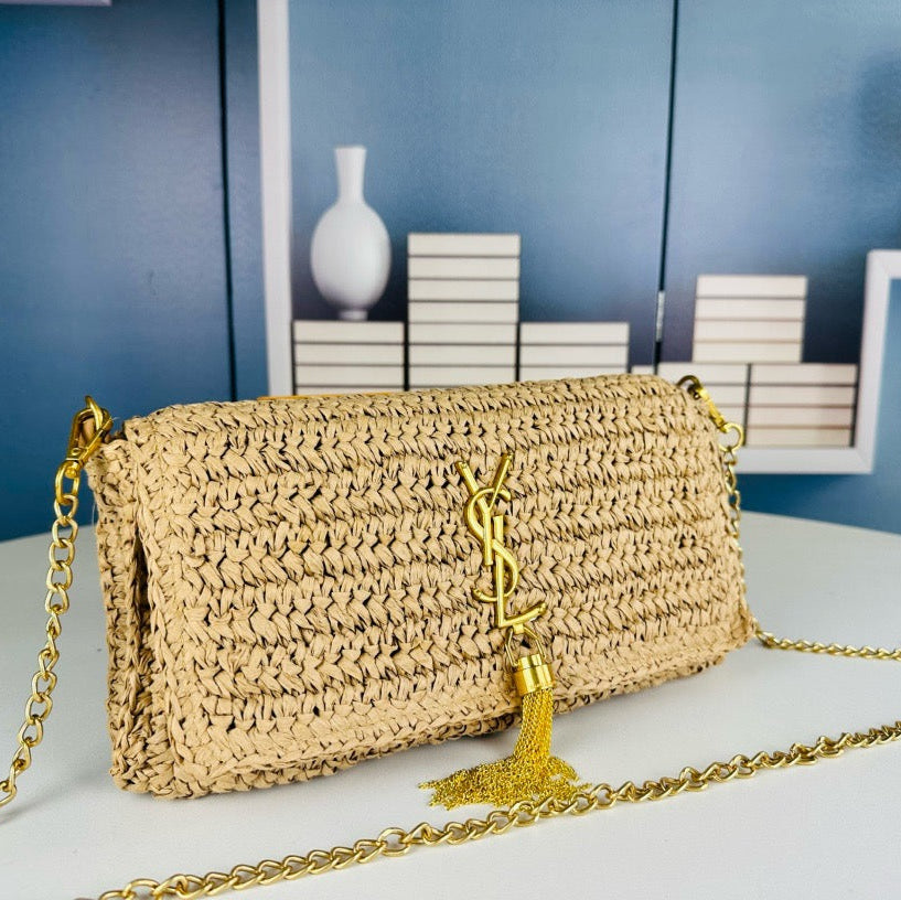YSL - KATE 99 TASSEL IN RAFFIA